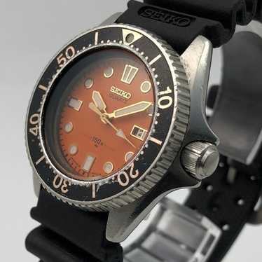 SEIKO 2625-0010 ブラック クオーツ ミニダイバー JA-0278| セイコー ダイバー 150M 2625-0010 SQマーク入り