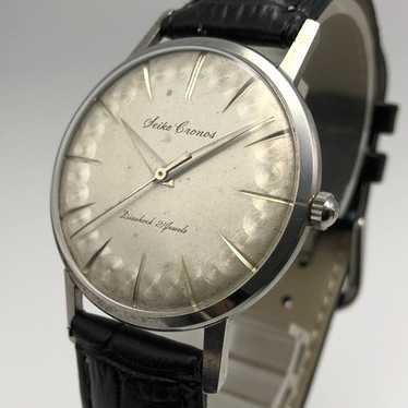 SEICO セイコークロノス 23石 14K GOLD FILEED Seiko Cronos 14036 Vintage 23 Jewels 14K GOLD FILLED Manual