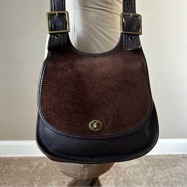 バッグ Rare Vintage Coach Berkeley Saddle Bag Vintage Coach Berkeley Saddle Bag Purse Glovetanned Leather