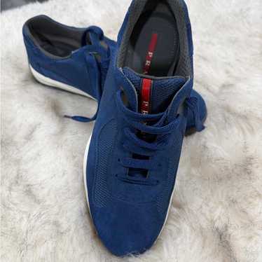 Prada mens blue suede - Gem