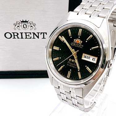 美品・オリエント・スリースタークリスタル21石 美品 ORIENT オリエント スリースター クリスタル 21石 EM6Q-C0
