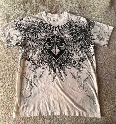 Vintage affliction t-shirt y2k - Gem