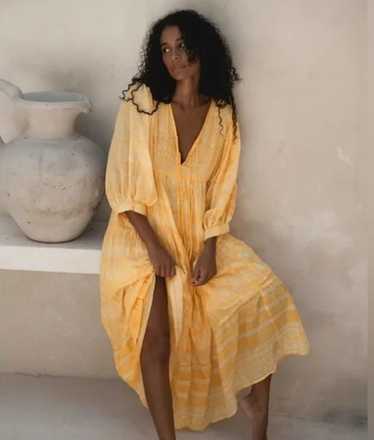 ワンピース Daughters of India Jasmine Midi Dress Jasmine Midi Dress - Shell – Daughters of India