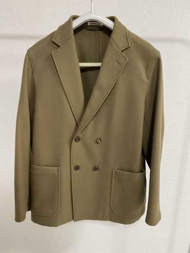 ジャケット・アウター Auralee LIGHT MELTON DOUBLE BREASTED 3 Auralee Light Melton Jacket Top Charcoal – Neighbour