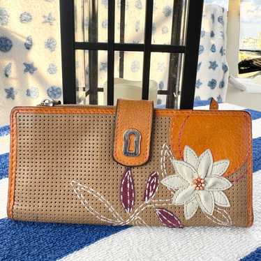 Fossil flower wallet - Gem