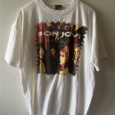 超レアL美品！90s BON JOVI 日本TOUR Tシャツ　BROCKUM製 XL * Bon Jovi Vintage 90s T Shirt * Brockum 1995 Tour Jon - Etsy