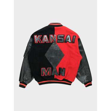 Vintage Kansai Yamamoto man レザーボンバージャケット Vintage Kansai Yamamoto man レザーボンバージャケット メンズ