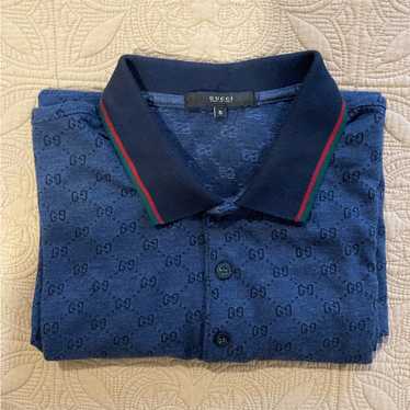 Gucci blue cotton polo - Gem