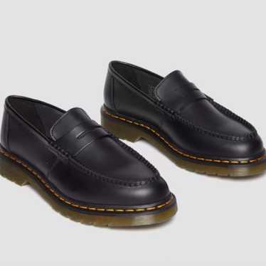 Dr. Martens PENTONレオパード　UK6 Penton Smooth Leather Loafers in Black | Dr. Martens