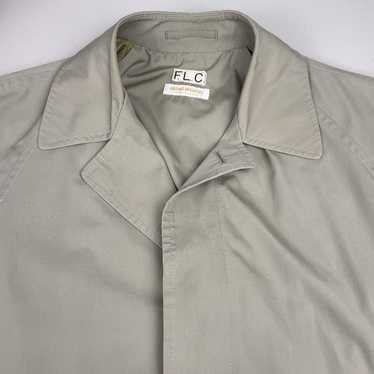 80s trench coat brooks - Gem