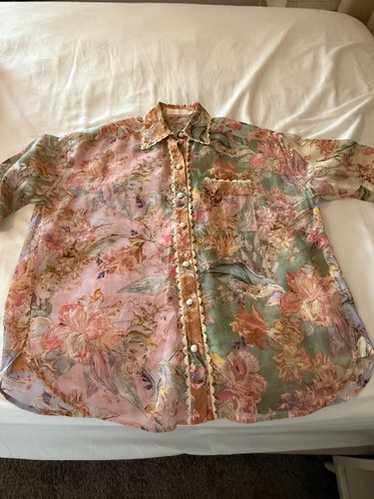 ZIMMERMANN ブラウス シルク リネン m175 ZIMMERMANN ブラウス シルク リネン m175 - メルカリ