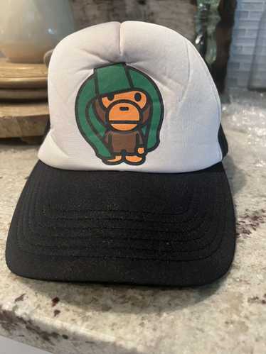 希少　Bape Baby Milo Trucker Hat Vintage BAPE Nigo Era Baby Milo Blue Camo Trucker Hat | eBay