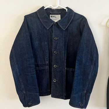 MARGARET HOWELL ダウンライナー 2way MHL ベージュ M 美品】MHL．エムエイチエル ダウンライナー付き ステンカラー
