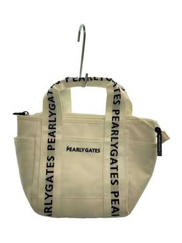 【PEARLY GATES】 Women's Frill Strap Smile Patch Bucket Bag Genuine PEARLY GATES GOLF Womens Smile Patch Embroidered