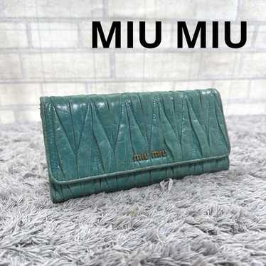 小物 Miu Miu Matelasse Jeweled Long Wallet Miu Miu Matelasse Long Wallet – My Paris Branded Station