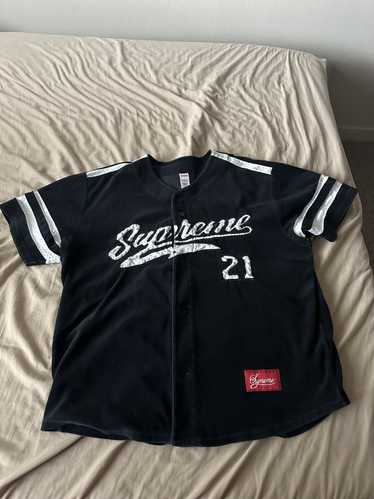 新品L Supreme Velvet Baseball Jersey Buy Supreme Velvet Baseball Jersey 'Leopard' - SS25KN69