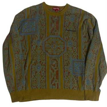 トップス Supreme18ss Tapestry Sweater Supreme 18ss tapestry sweater - Gem