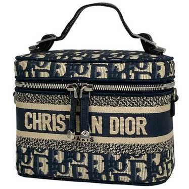 バッグ Christian Dior Trotter Vanity Pouch Christian Dior Trotter Vanity Bag Black Double Zip