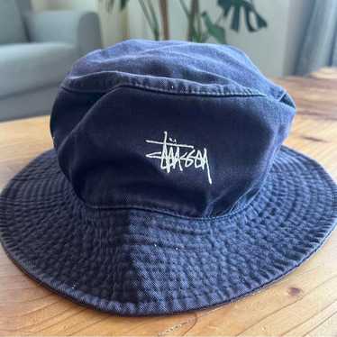 STUSSY WASHED STOCK BUCKET HAT Ｓ／Ｍ Stussy 22S Washed Stock Bucket Hat S/M Beautiful design Easy