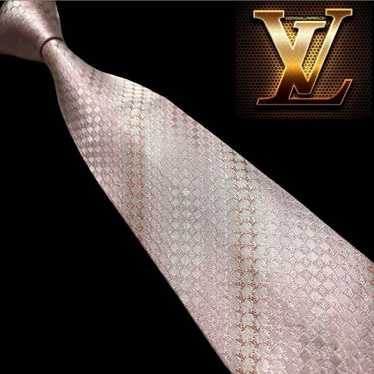 ✨美品✨ルイヴィトン LouisVuitton ネクタイ ロゴ刺繍 ゴールド✧ 2025年最新】LOUIS VUITTON カラー：ゴールド系 ネクタイの人気