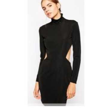 ワンピース SOLACE LONDON Woman Dress Black OS44044 BLACK Solace London // Black One Shoulder Maxi Dress – VSP Consignment