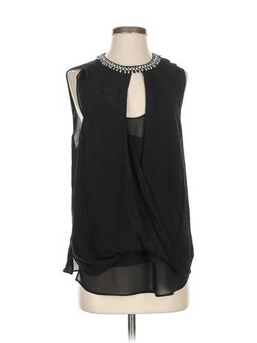 Rebecca Taylor Women Black Sleeveless Silk Top 2 - image 1