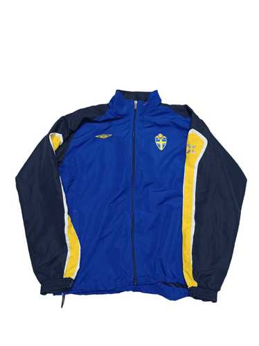 ウェア 00s umbro Sweden national team uniform SWEDEN 2000s FOOTBALL SOCCER TRACKSUIT UMBRO sz XS MEN BLUE