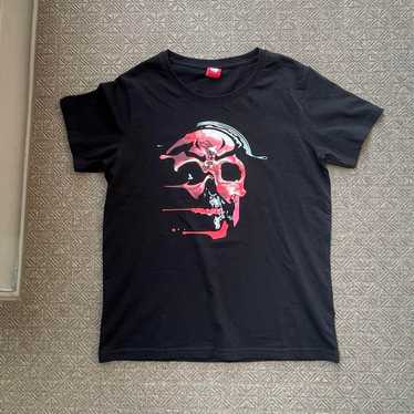 Skull skates t-shirt v019 - Gem