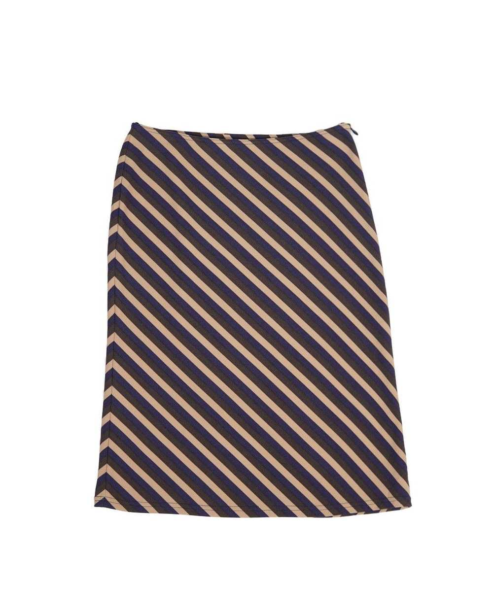 Miu Miu Miu Miu F/W2000 Stripe Midi Skirt - image 3