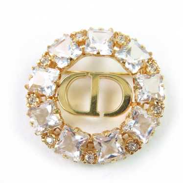 アクセサリー Christian Dior D Logo Bee Gold Brooch My ABCDior Bee Badge Pale Gold-Finish Metal | DIOR