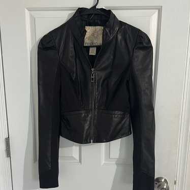 Arden B Black Leather Jacket - Gem