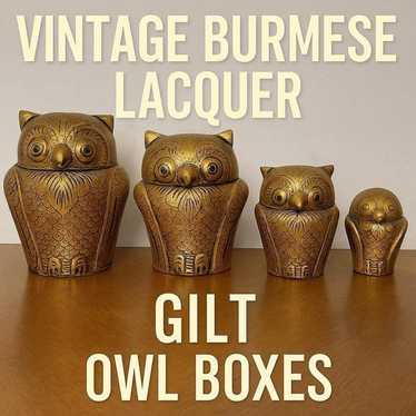 Vintage burmese lacquered - Gem