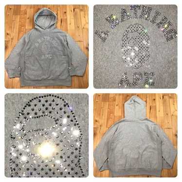 Swarovski bape logo hoodie - Gem