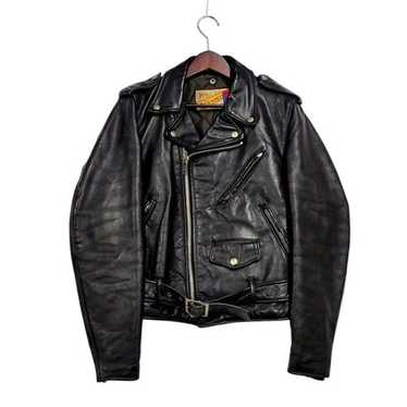 80s Schott double riders jacket USA製　blk Schott 80's Double Riders Leather Jacket Black USA Made