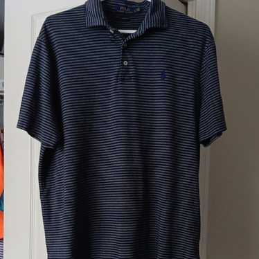 Polo By Ralph Lauren Blue Striped Polo Shirt - image 1