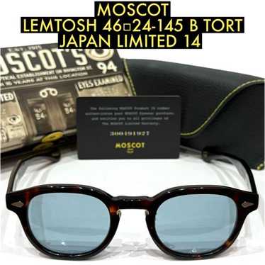 ⭐️MOSCOT LEMTOSH 46 ■JPN LTD XI ■BKGTP MOSCOT モスコット メガネフレーム LEMTOSH 46size col.BKGTP