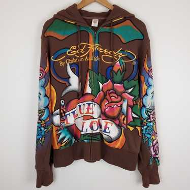 edhardy エドハーディー ドクロ パーカー 平成ギャル y2k 00s 楽天市場】エドハーディー ed hardy ジップ パーカー 長袖