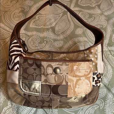 バッグ COACH Patchwork Signature Hobo flower Coach Patchwork Hobo Handbag | Coach Handbags | Bag Borrow