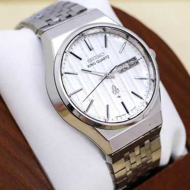 稼働 SEIKO KING QUARTZ 腕時計 ヴィンテージ デイト1502 稼働 SEIKO KING QUARTZ 腕時計 ヴィンテージ デイト1502