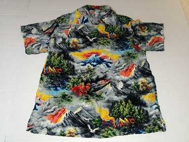 1950s penneys hawaiian rayon - Gem