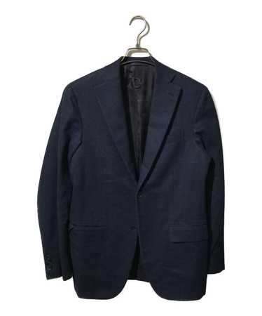 美品　Raffaele Caruso ホップサック　テーラード　48 ネイビー 美品 Raffaele Caruso ホップサック テーラード 48 ネイビー
