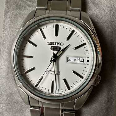 SEIKO 5 7S260-01V0 自動巻き 腕時計 シルバー Seiko 5 7s26-01v0 automatic - Gem