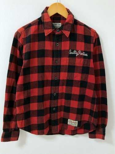 トップス WACKO MARIA BLOCK CHECK FLANNEL SHIRT WACKO MARIA/BLOCK CHECK FLANNEL SHIRT（L-PURPLE）［ブロック