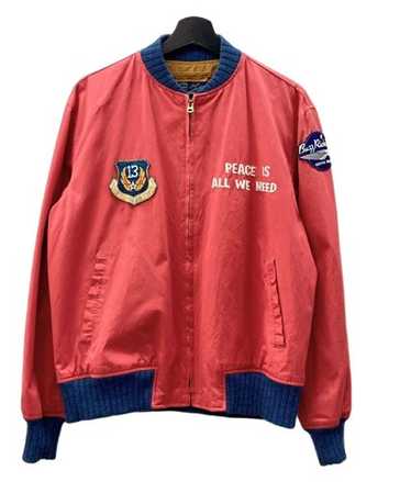 ジャケット・アウター BUZZ RICKSON'S  PEANUTS SNOOPY TOUR JKT Buzz Rickson's PEANUTS SNOOPY TOUR JACKET Orange Cotton Size