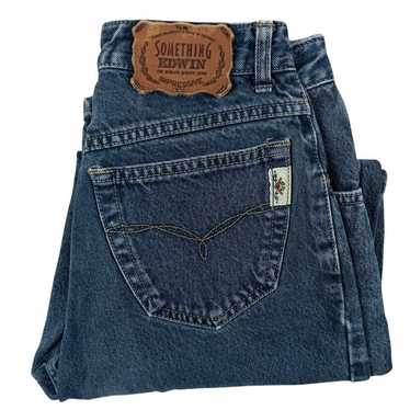 SOMETHING EDWIN 28×32 EDWIN 505ZX Men's Dark Blue Straight Denim Jeans 32-inch | eBay