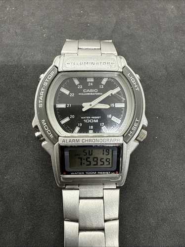 casio カシオ AW-61 動作品 1517 Yahoo!オークション - CASIO AW-61 アラームクロノグラフ カシオ