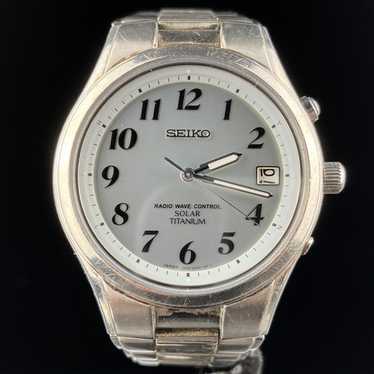 seiko radio wave control　8b54-0ae0 SEIKO Radio Wave Control 8B54-0AE0 Soalr Men's watch Black