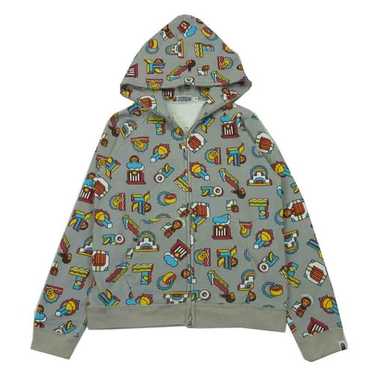 A BATHING APE 00s マイロ カモ パーカー BABY MILO ☆激レア☆ kaws companion × milo パーカー shortサイズ a
