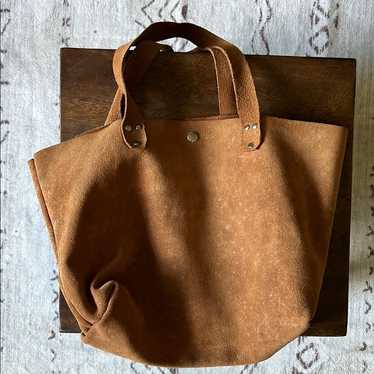 Vanson tote bag suede - Gem