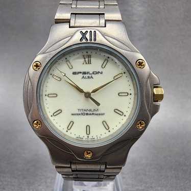 時計 SEIKO EPSILON ALBA TITANIUM SOLAR V14J SEIKO EPSILON ALBA TITANIUM SOLAR V14J - メルカリ